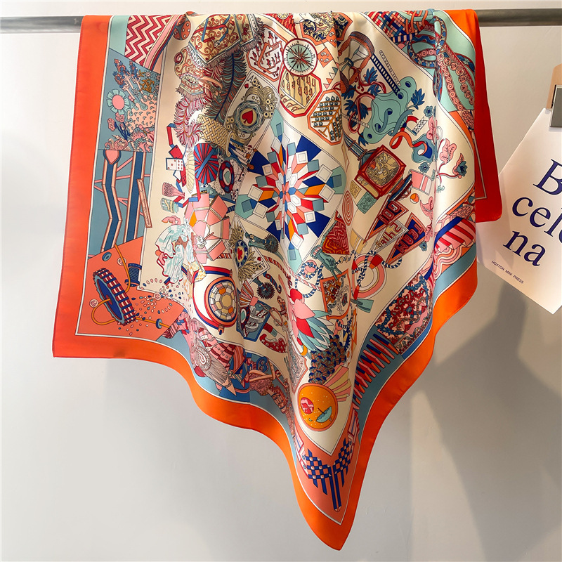 2026 New Square Twill Silk Sca - Scarf Silk Square recension och pris