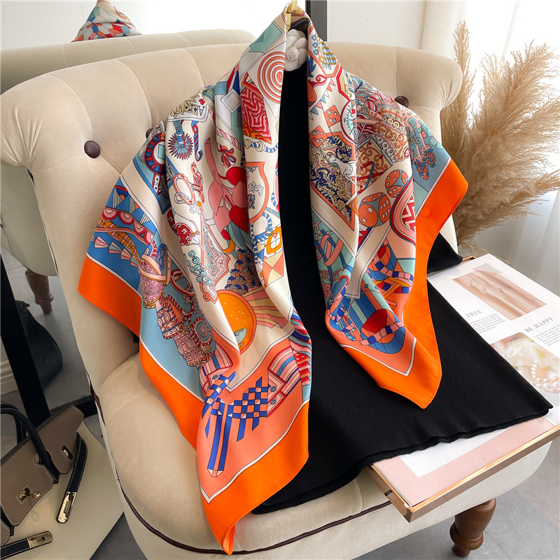 2026 New Square Twill Silk Sca - Scarf Silk Square recension och pris